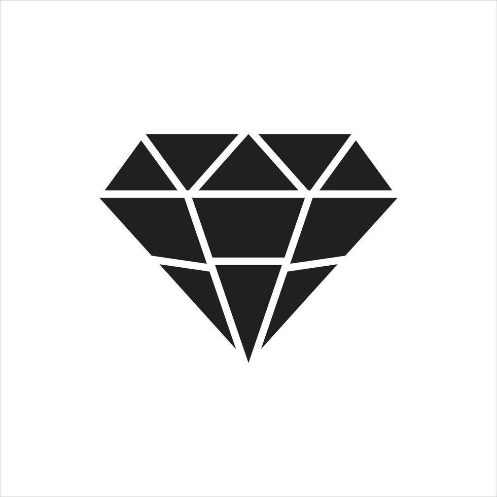 vector de diamante para presentación de icono de símbolo de sitio web