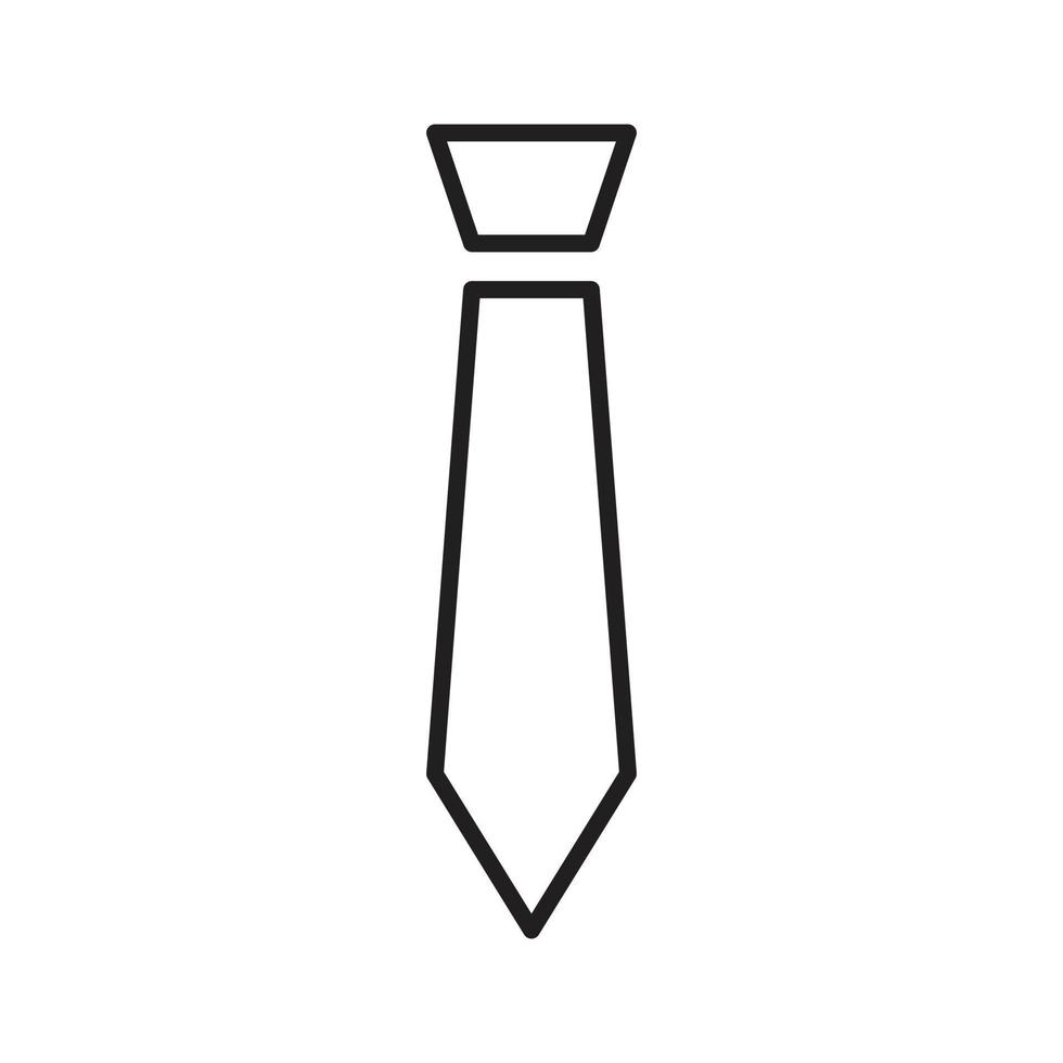icono de vector de corbata para la presentación del símbolo del sitio web