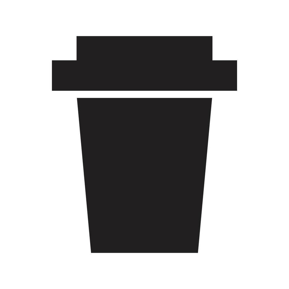 paper cup vector for website symbol icon presentation