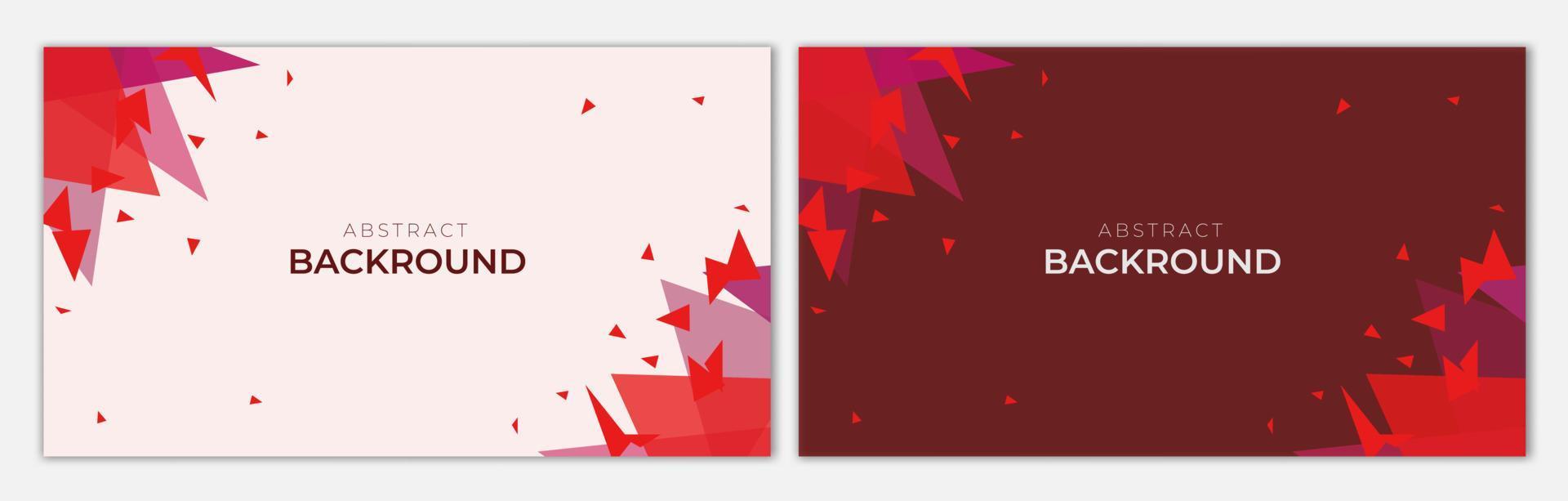 Abstract Backrgound pack. set of backround with simple shape and nice color vector