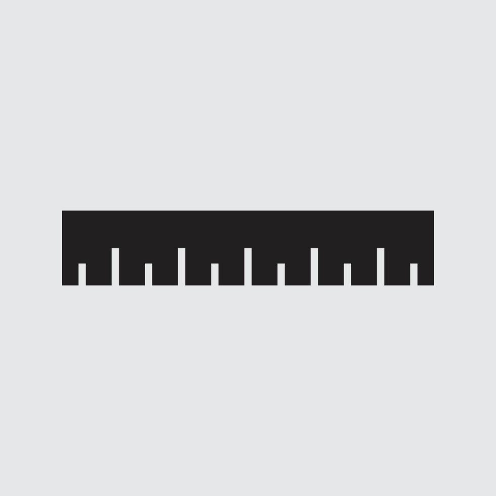 Ruler vector for website symbol icon presentation