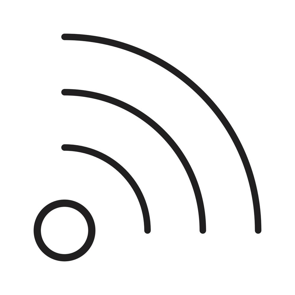 wireless vector icon for website symbol presentation
