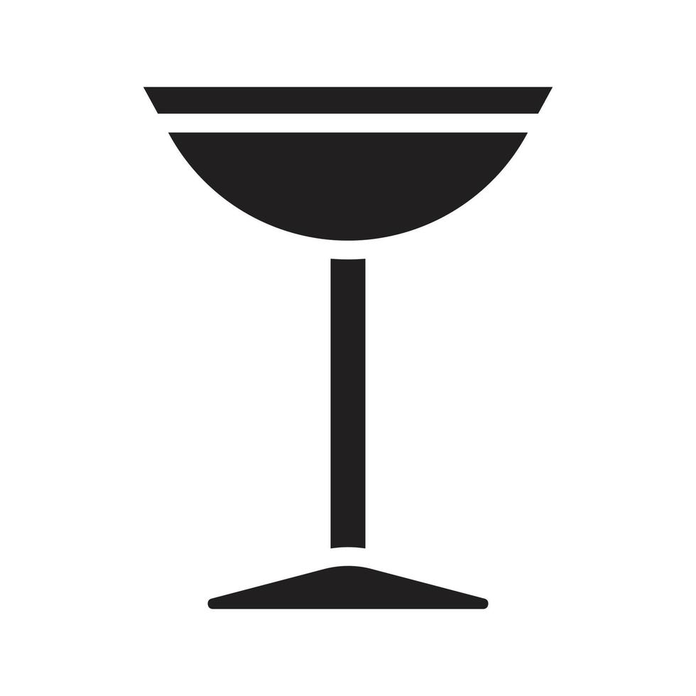 wine glass vector for website symbol icon presentation