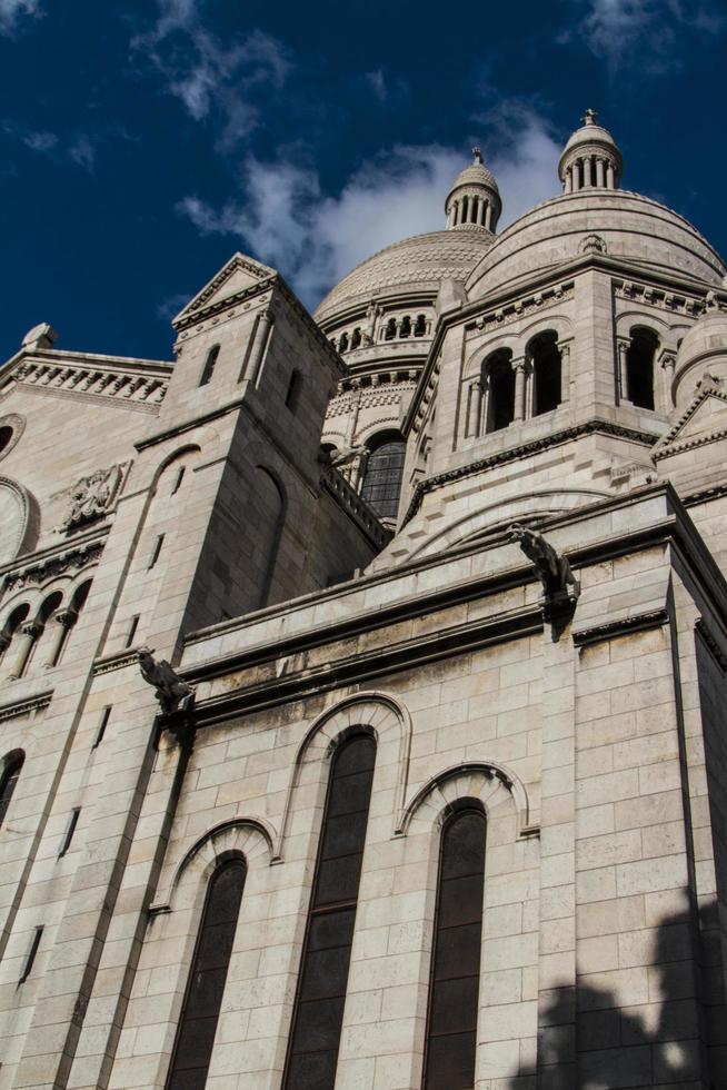 The external architecture of Sacre Coeur, Montmartre, Paris, France photo