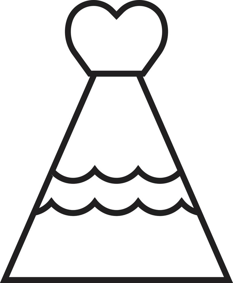 dress wedding vector for website symbol icon presentation