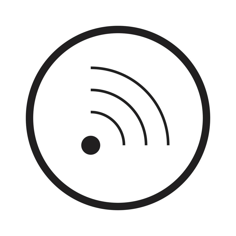 wireless vector icon for website symbol presentation