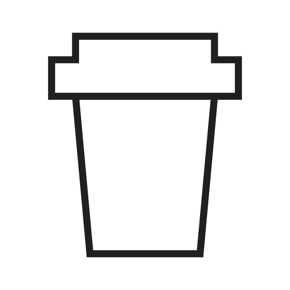 paper cup vector for website symbol icon presentation