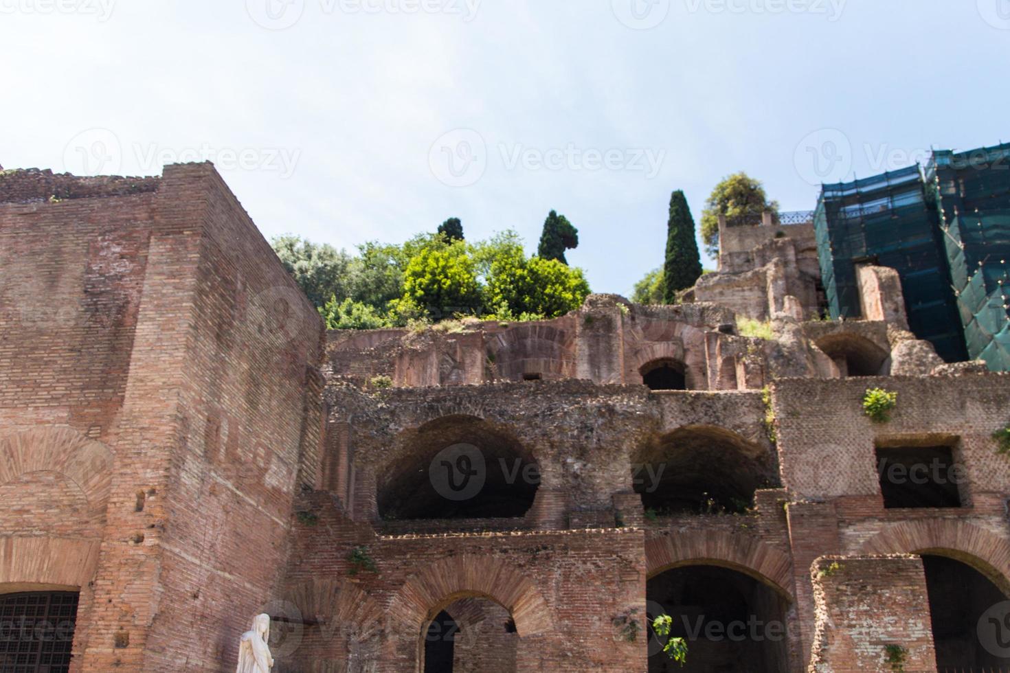 ruinas romanas en roma, foro foto