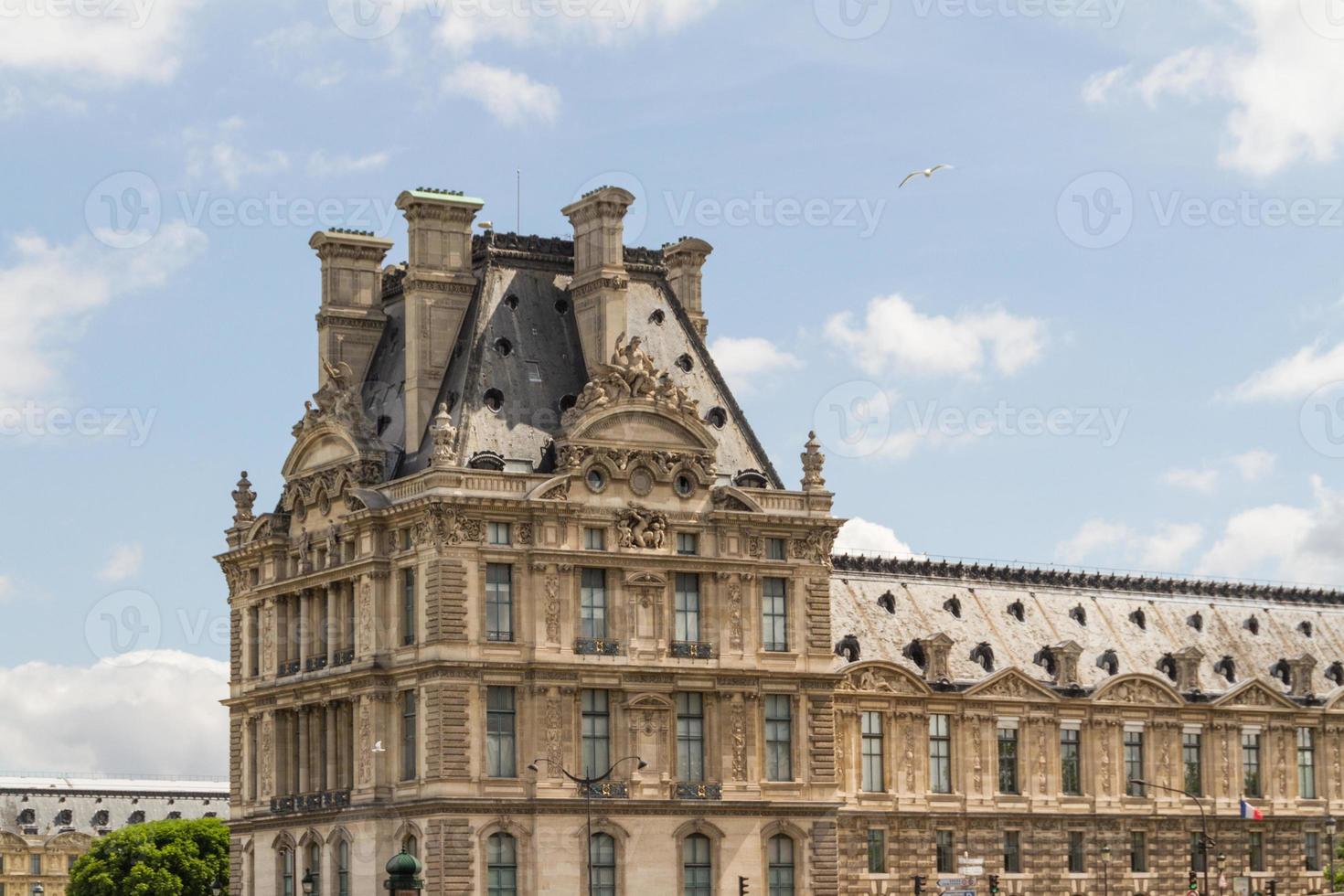 Historic building in Paris France photo