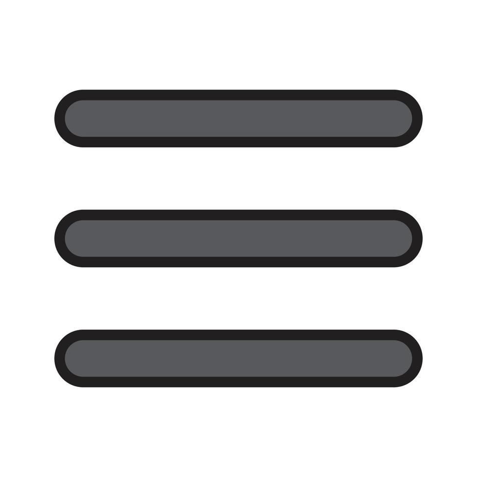 menu web vector icon for website symbol presentation