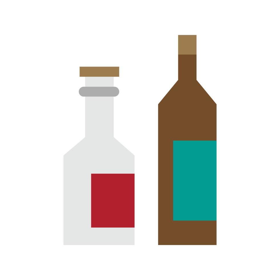 vector de botella de vino para presentación de icono de símbolo de sitio web