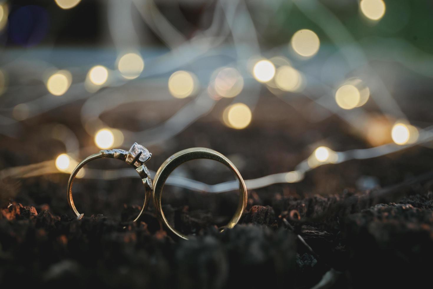 anillos de boda, estilo de imagen vintage - imagen foto