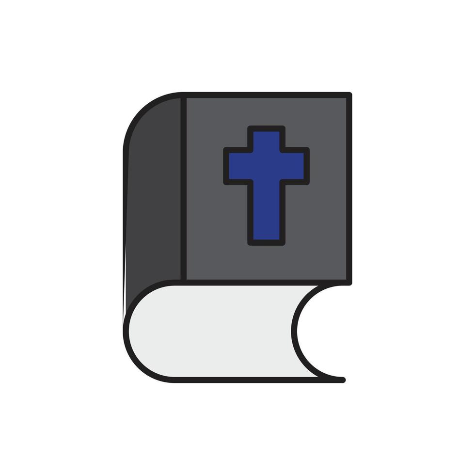vector de la biblia para la presentación del icono del símbolo del sitio web