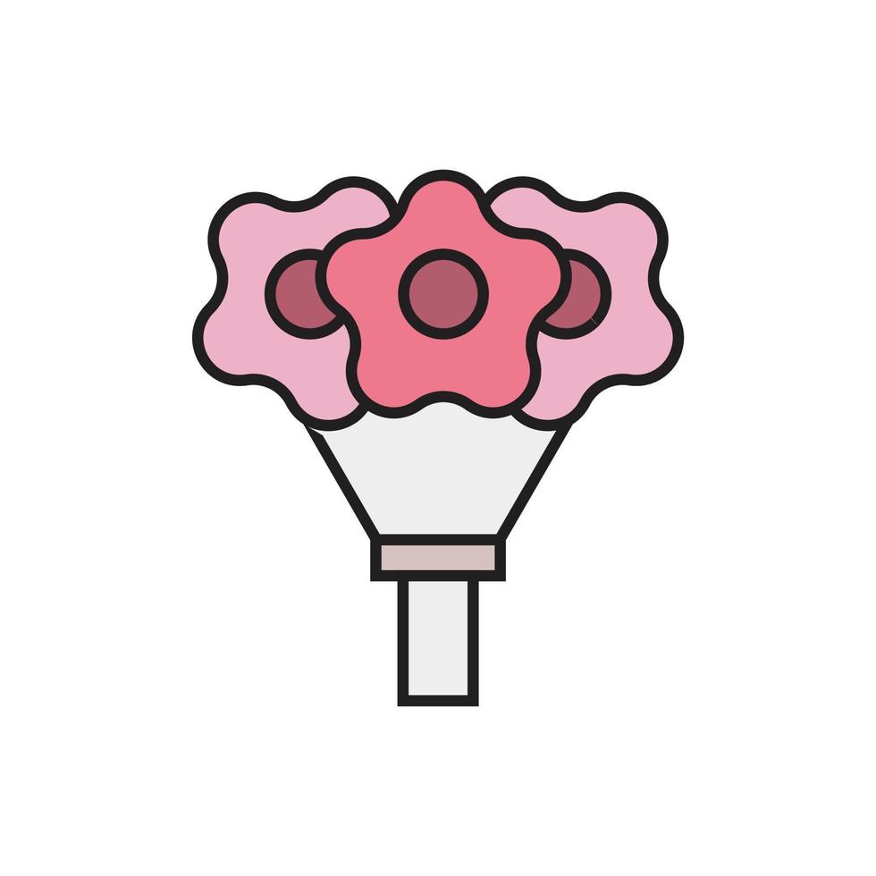 bouquet vector for website symbol icon presentation