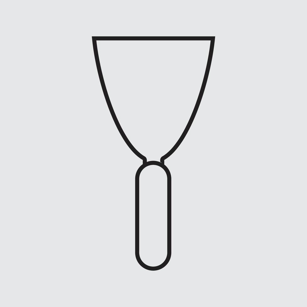 Wooden Scraper vector for website symbol icon presentation