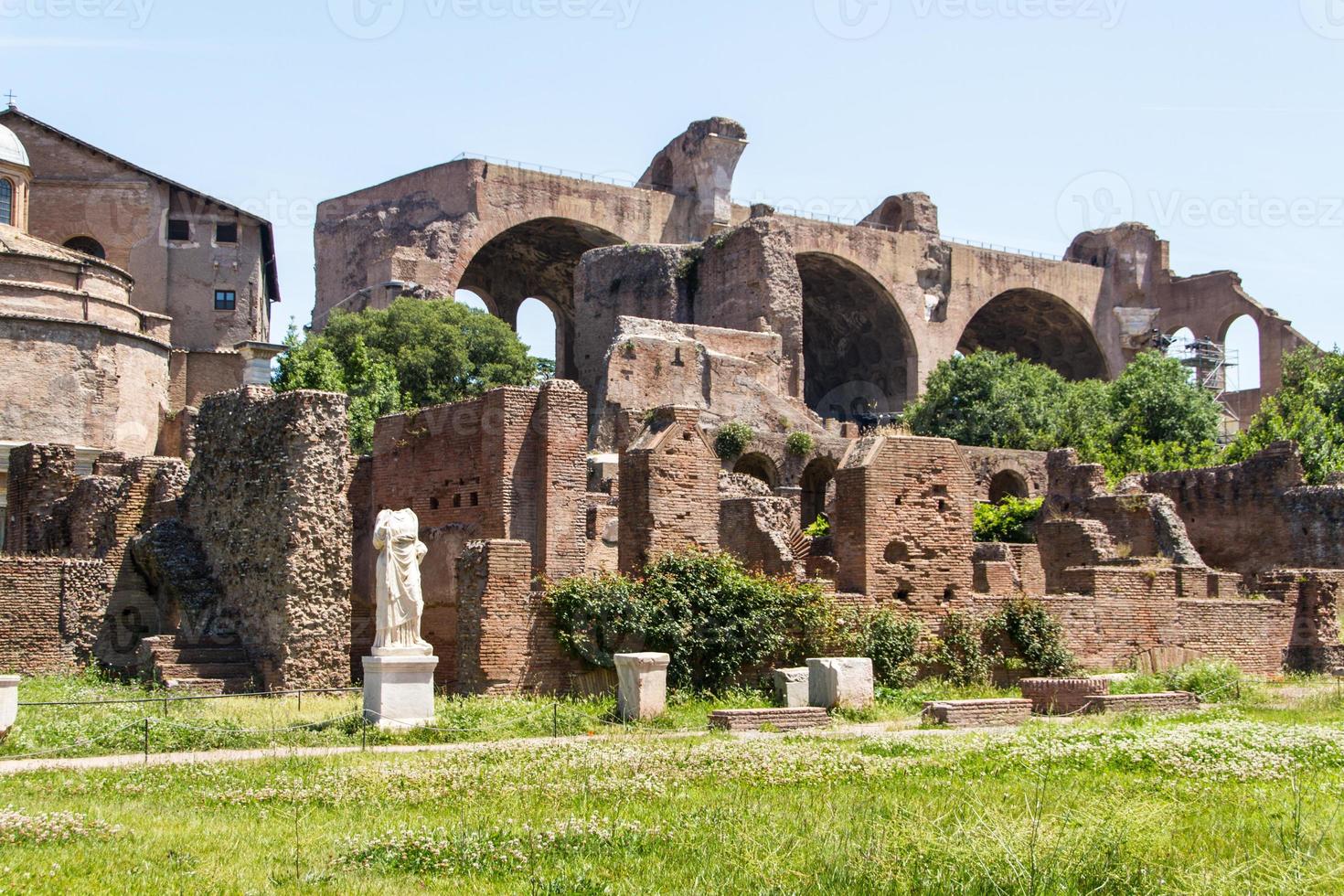 Roman ruins in Rome, Forum photo