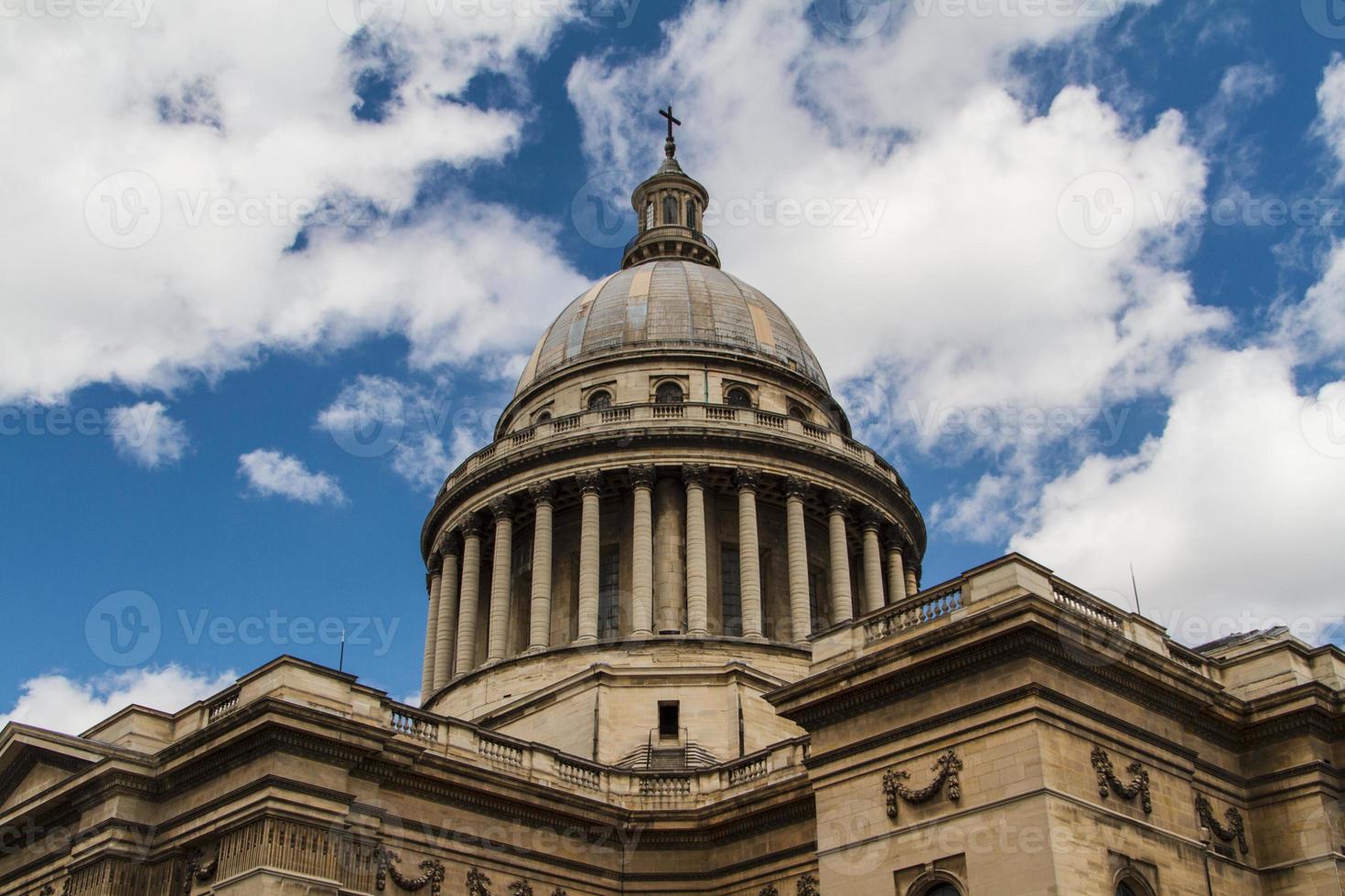 The Pantheon building in Paris photo