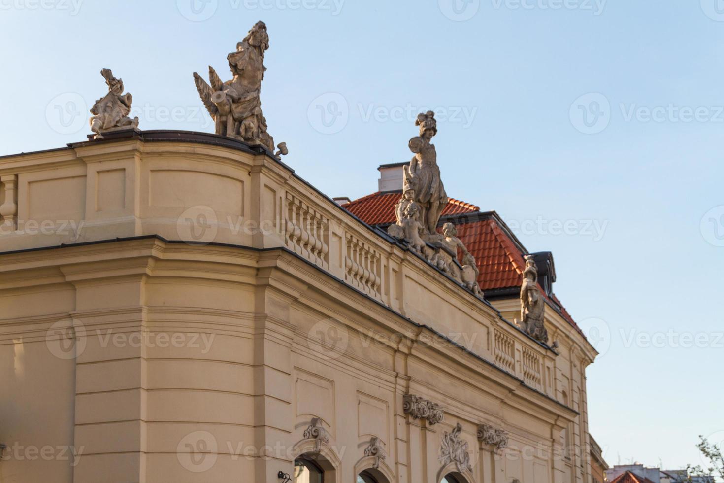 City center of Warsaw, Poland photo
