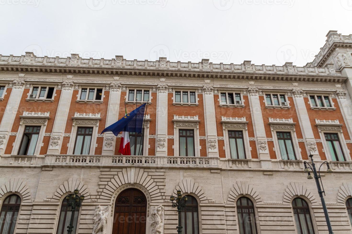 Rome, Italy. Typical architectural details of the old city photo