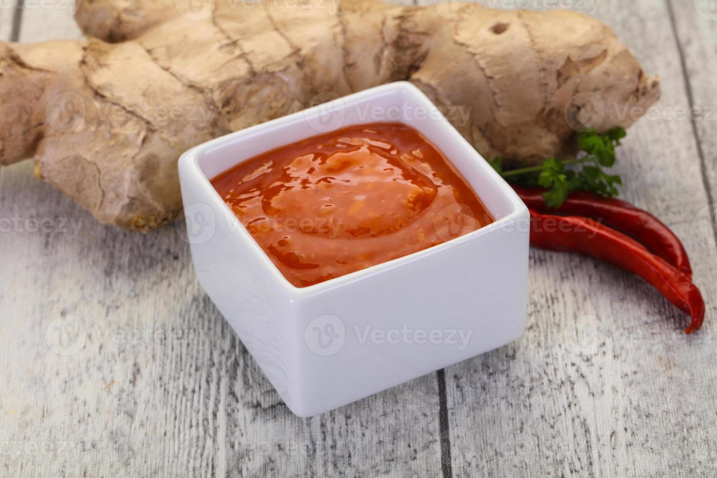 Ginger chili sauce photo
