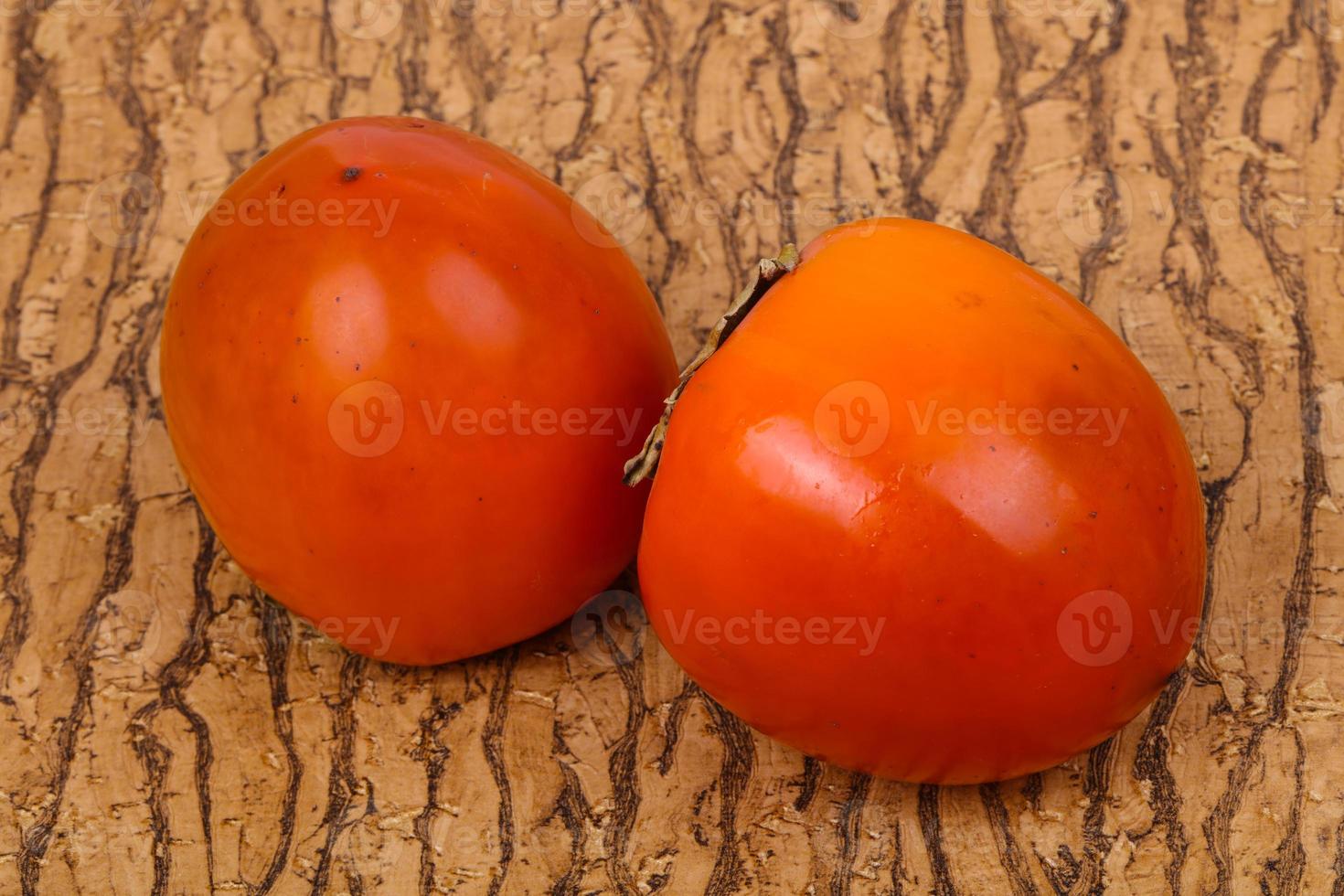 Sweet tasty persimmon photo