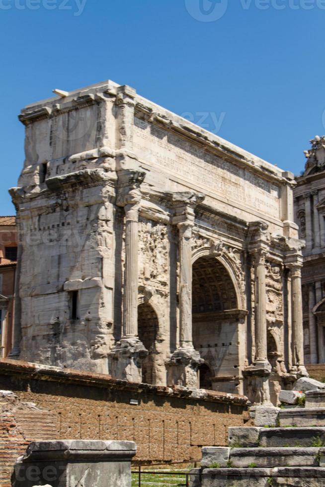 Roman ruins in Rome, Forum photo