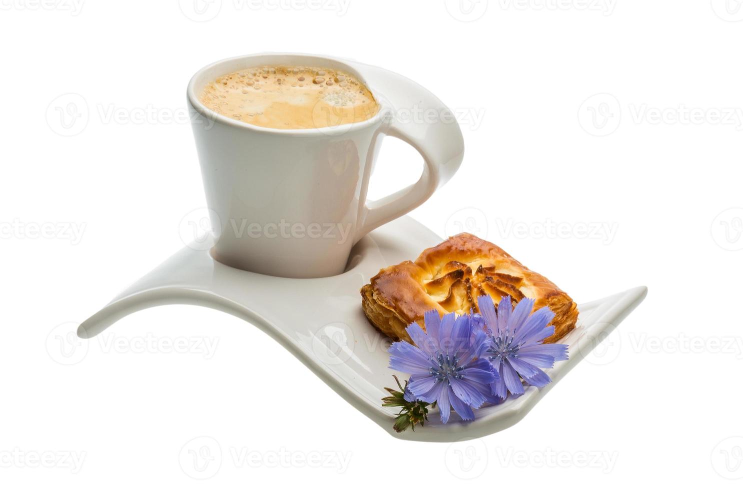 Coffee with pastry photo