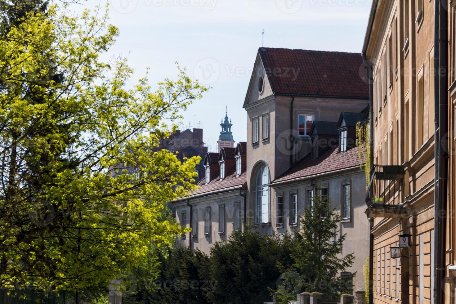 centro de la ciudad de varsovia, polonia foto