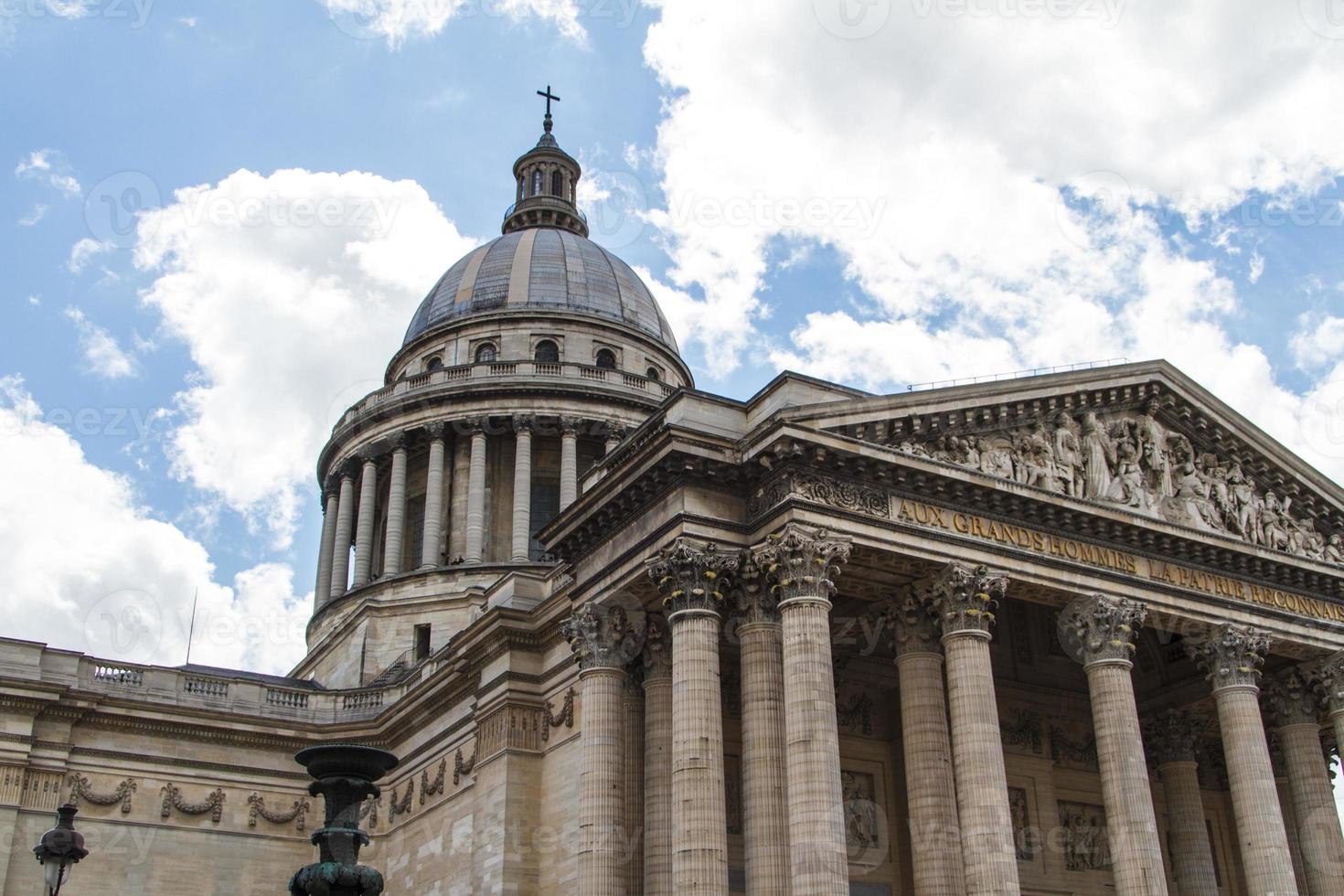 The Pantheon building in Paris photo