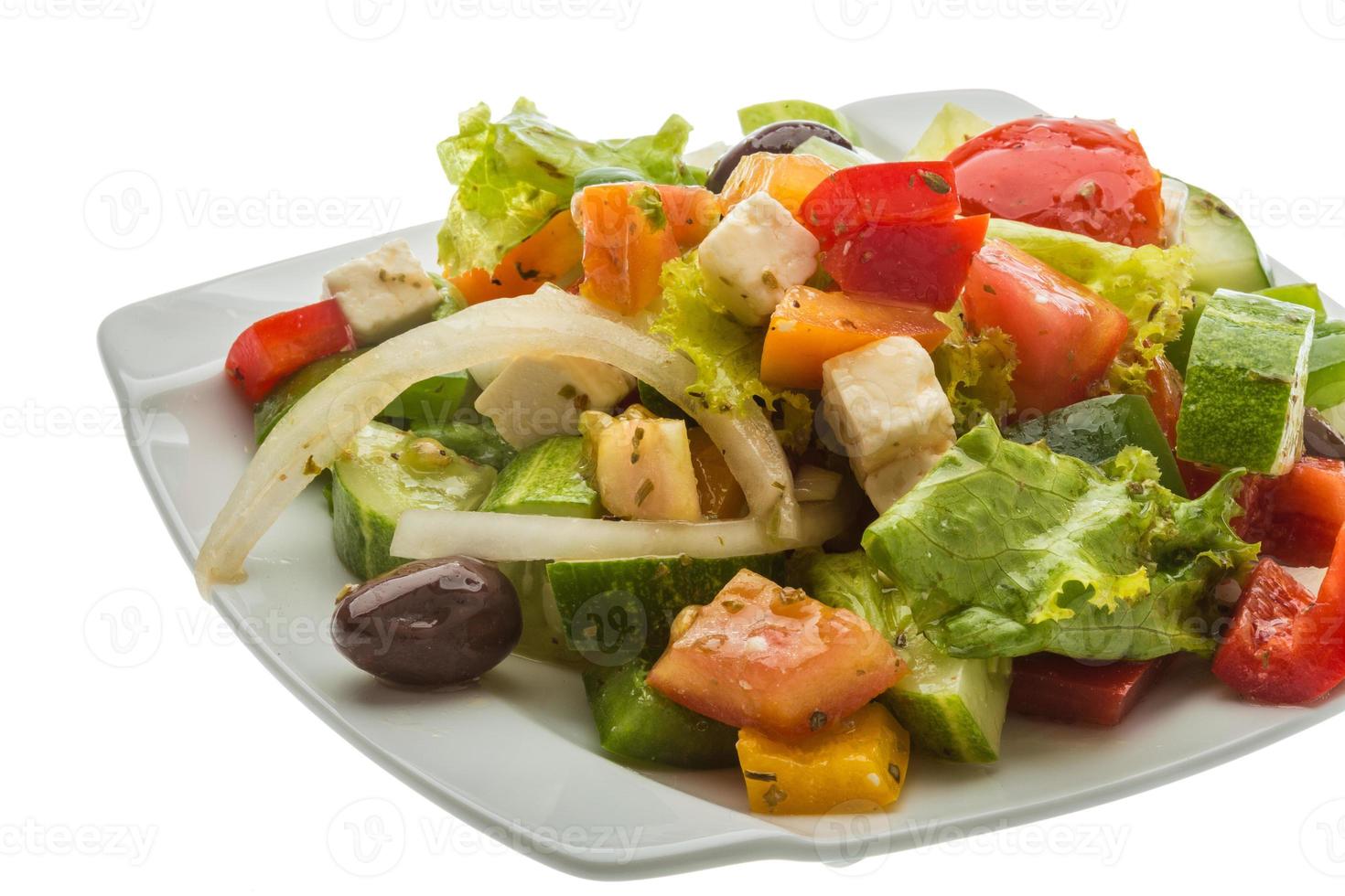 Delicous greek salad photo