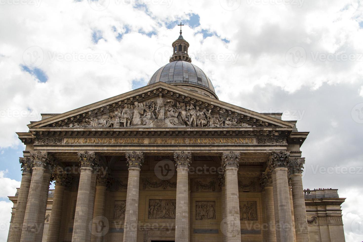 The Pantheon building in Paris photo