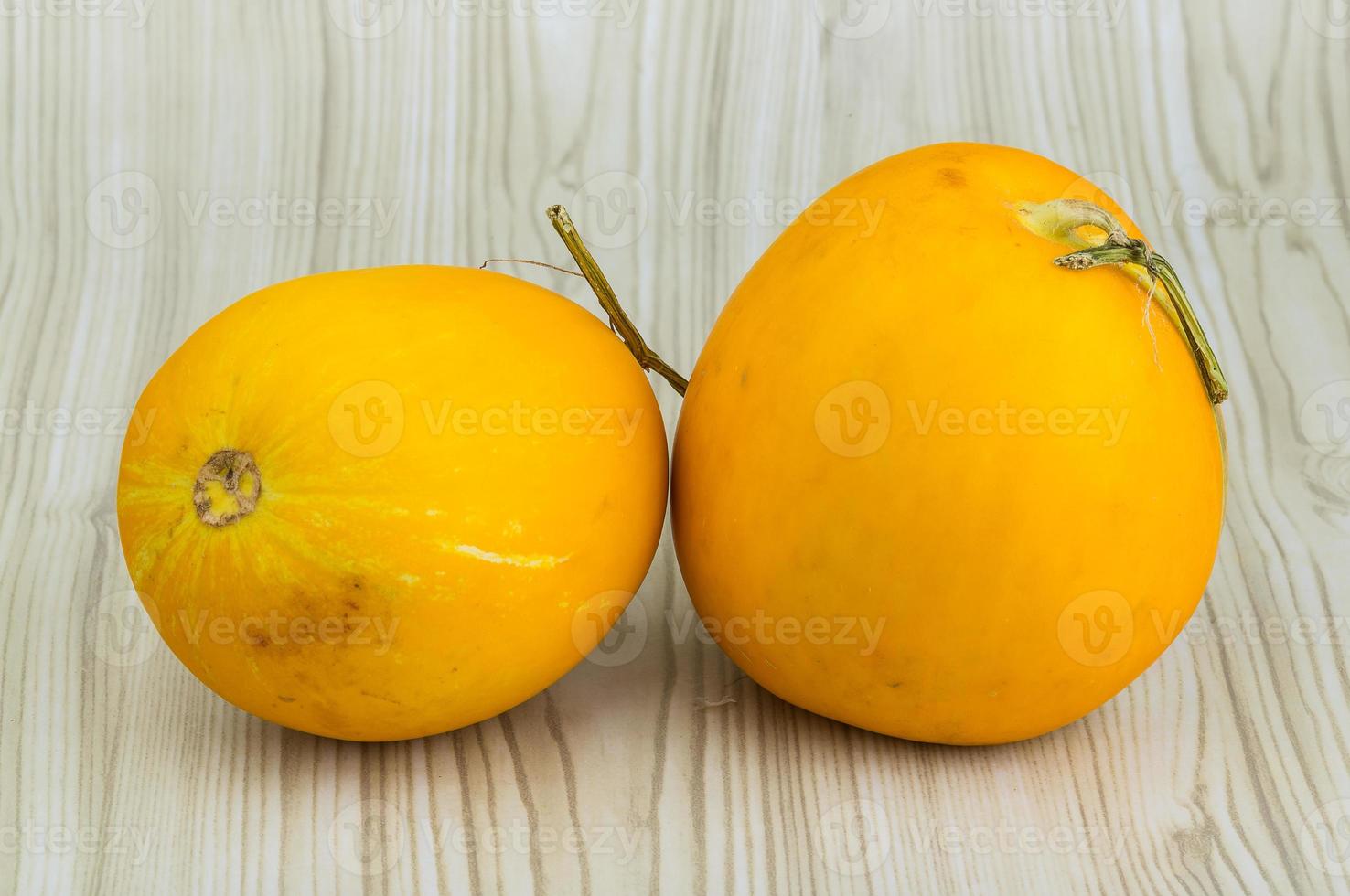 Small yellow melon photo