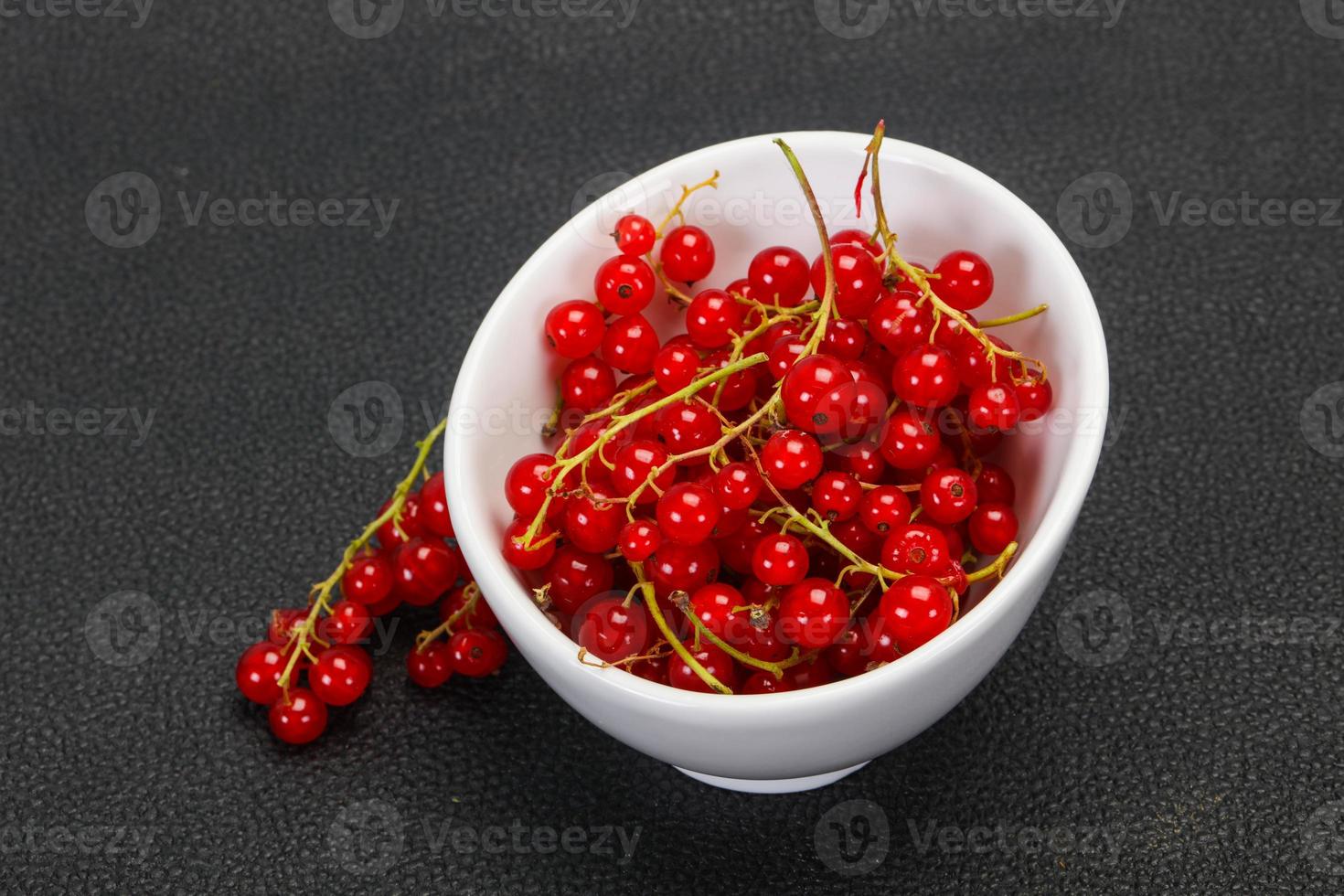 Sweet tasty fresh Red currant photo