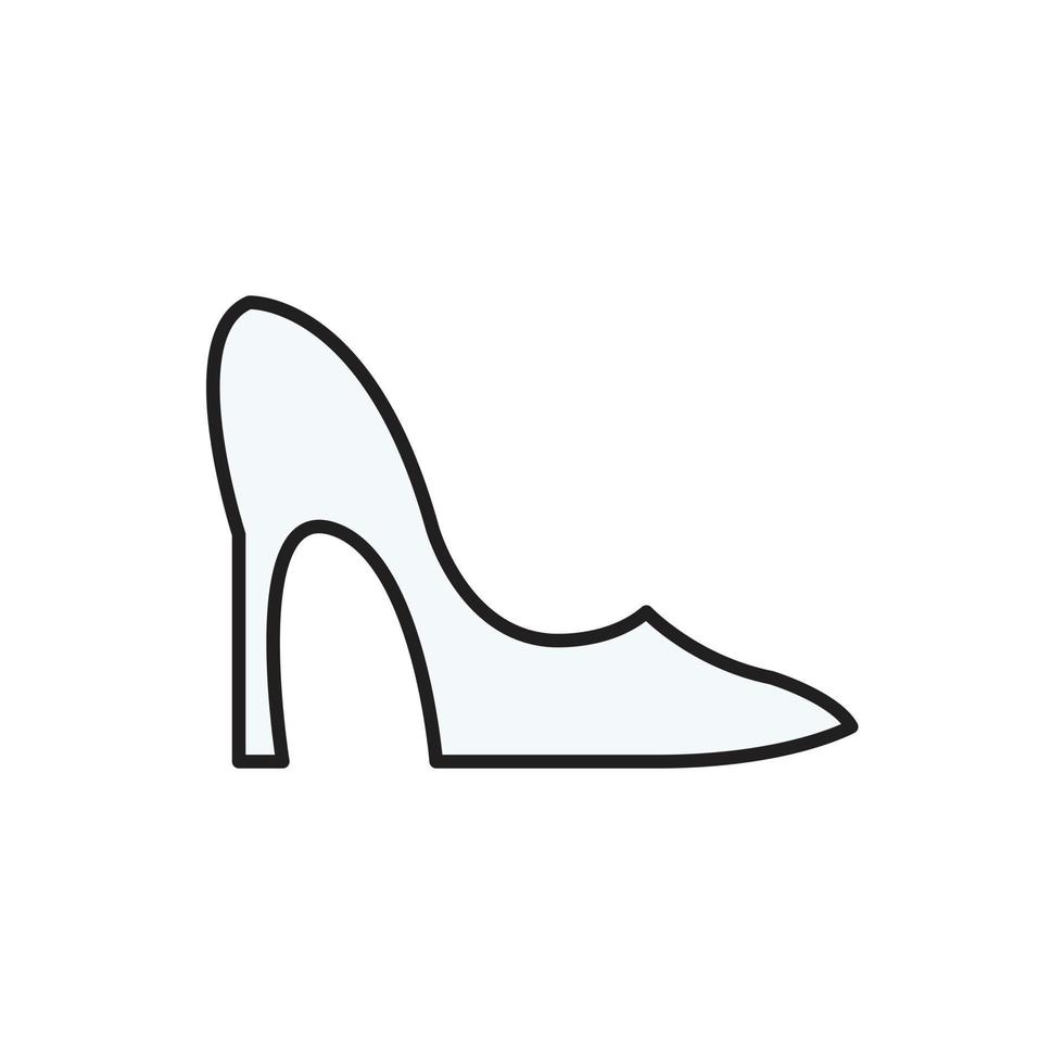 high heels women vector for website symbol icon presentation