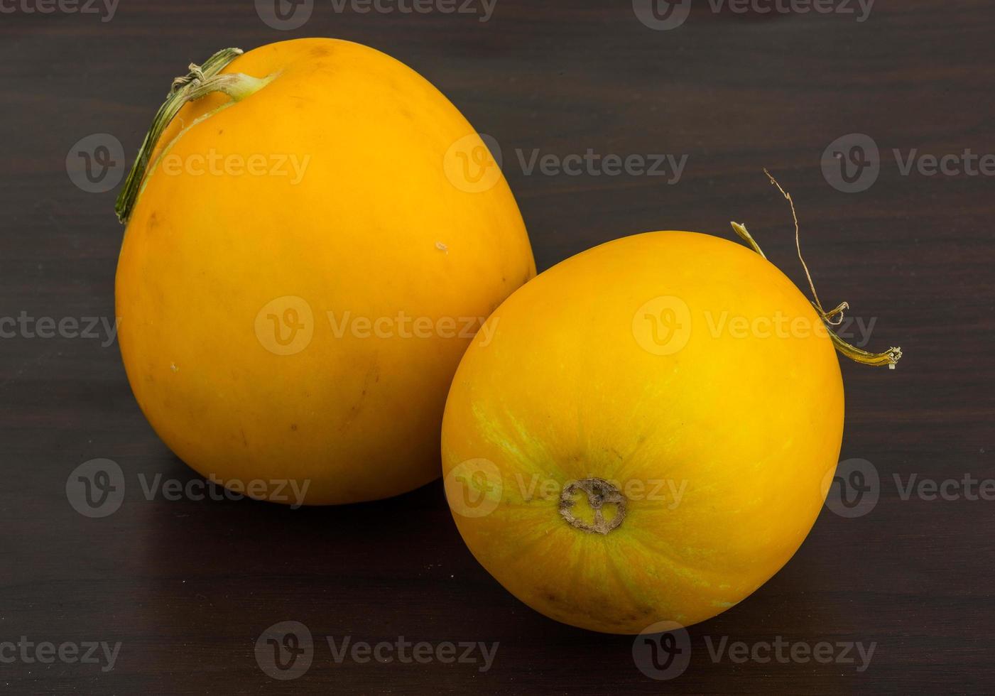 Small yellow melon photo