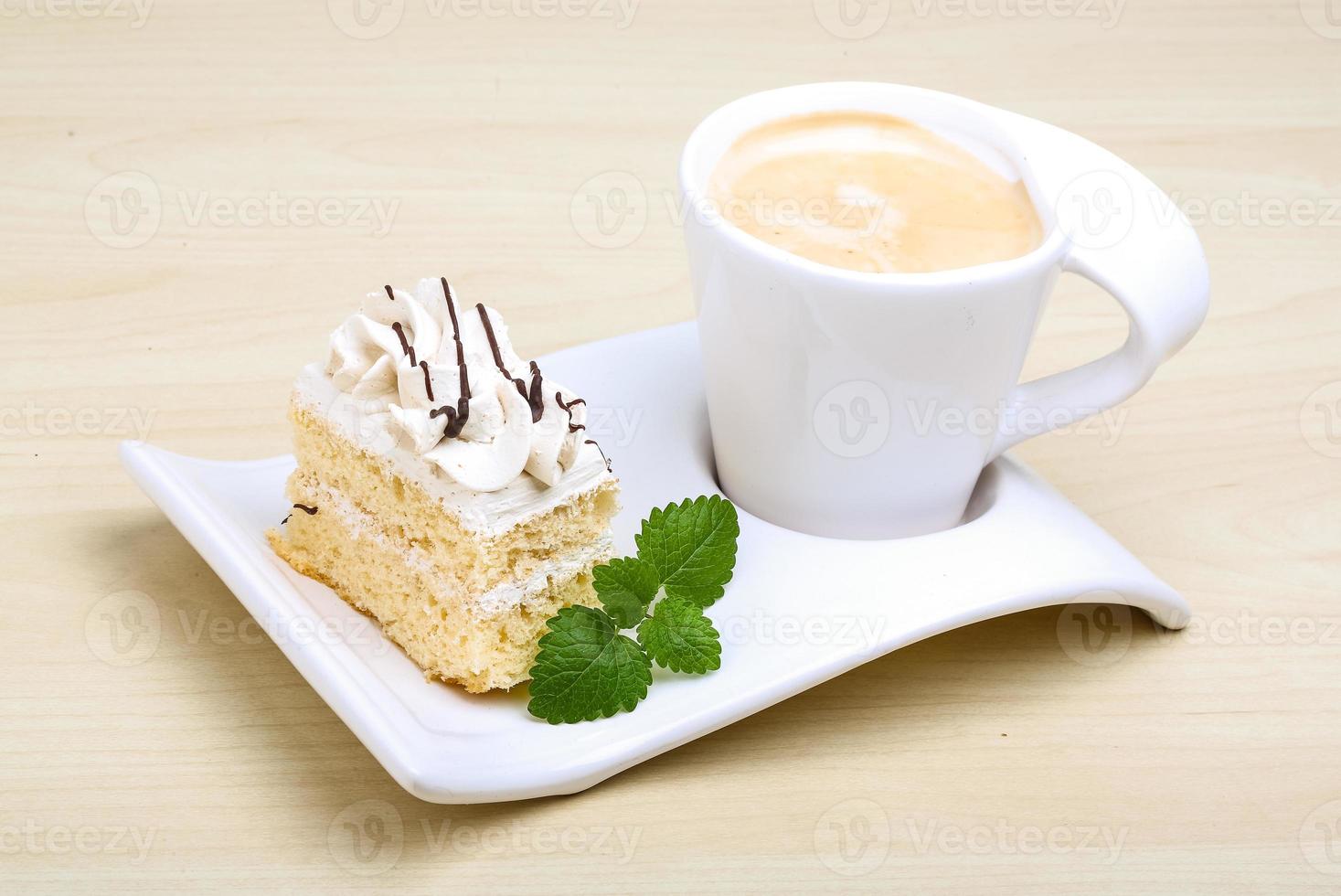 Coffee with cake photo
