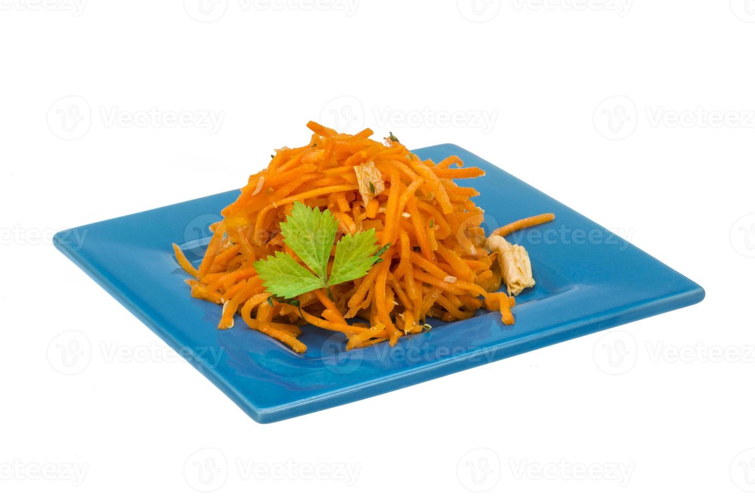 Korean Carrot in dish photo