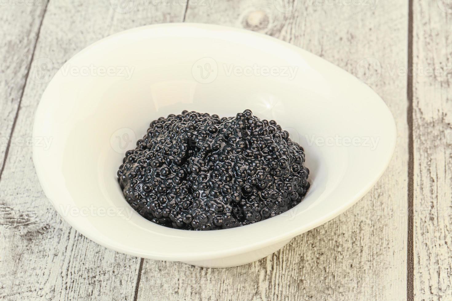 Luxury strugeon fish black caviar photo