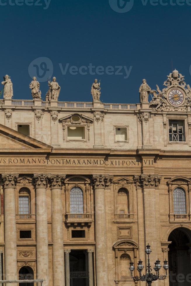 basílica de san pietro, vaticano, roma, italia foto