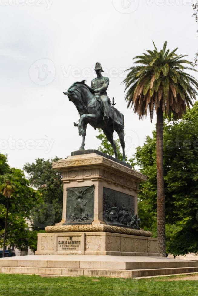 Statue of carlo alberto photo