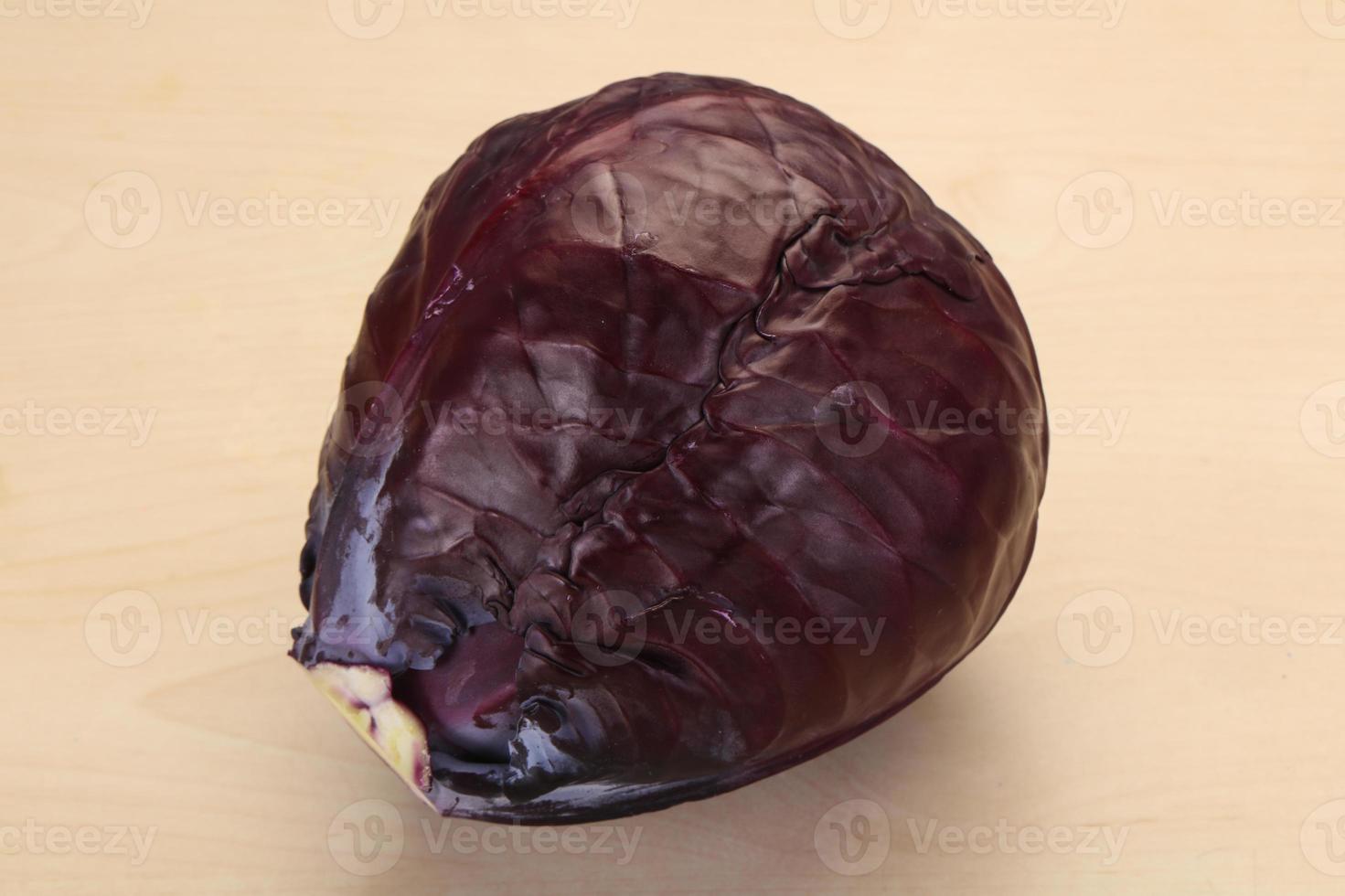 Red bright cabbage photo