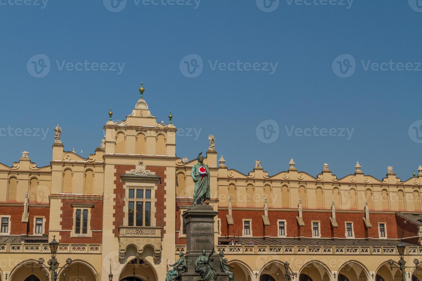 Sukiennice building in Krakow, Poland photo