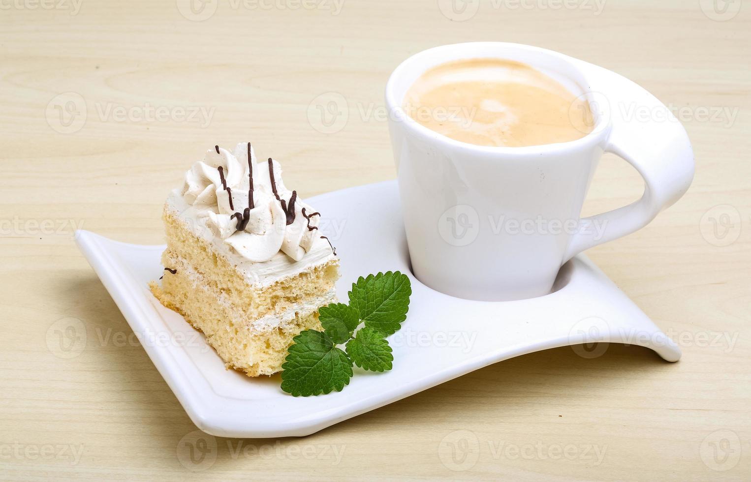 Coffee with cake photo