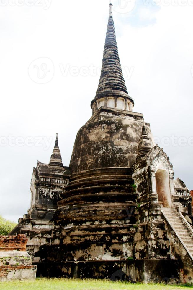 Pagoda at Wat Chaiwattanaram Temple, Ayutthaya, Thailand photo