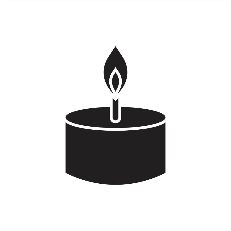 candle vector for website symbol icon presentation