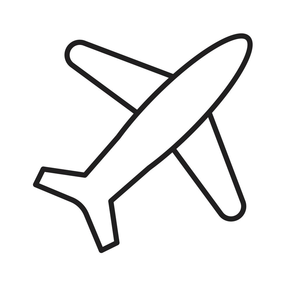 plane vector icon for website symbol presentation