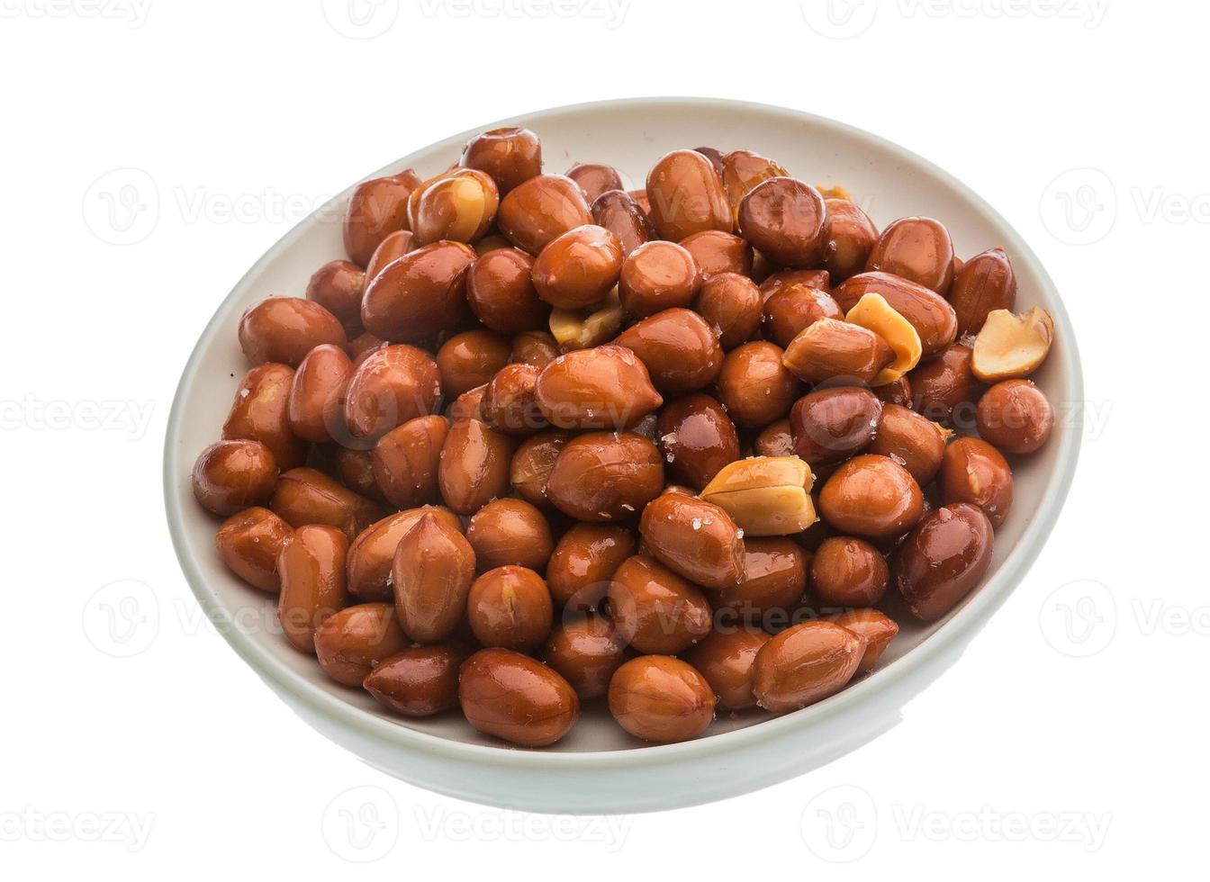 Fried peanuts heap photo
