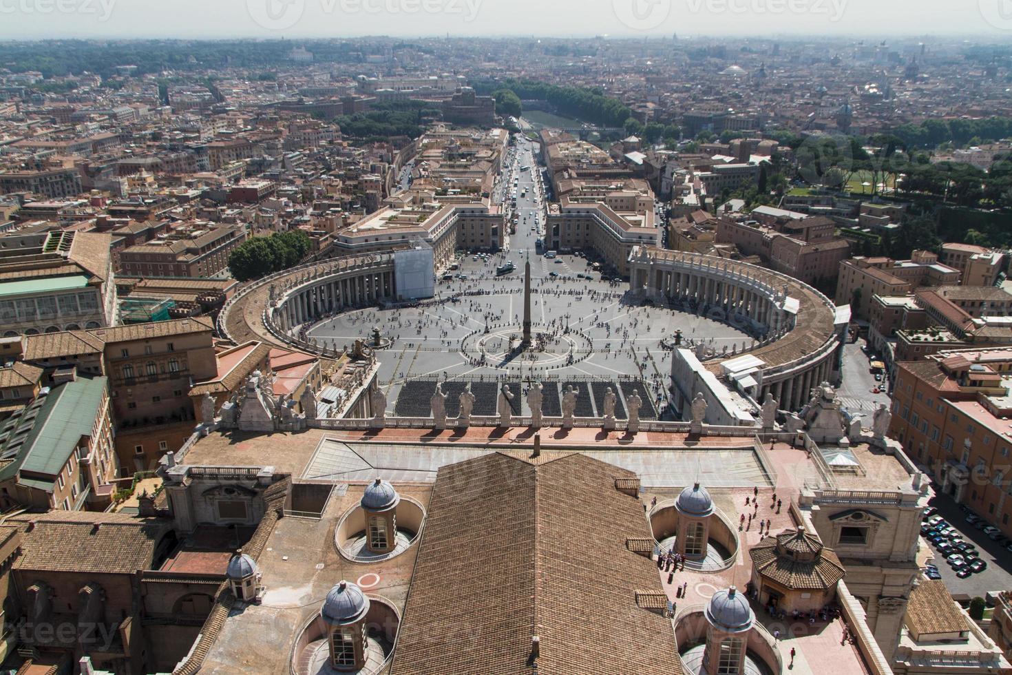 St. Peter's Square from Rome in Vatican State photo