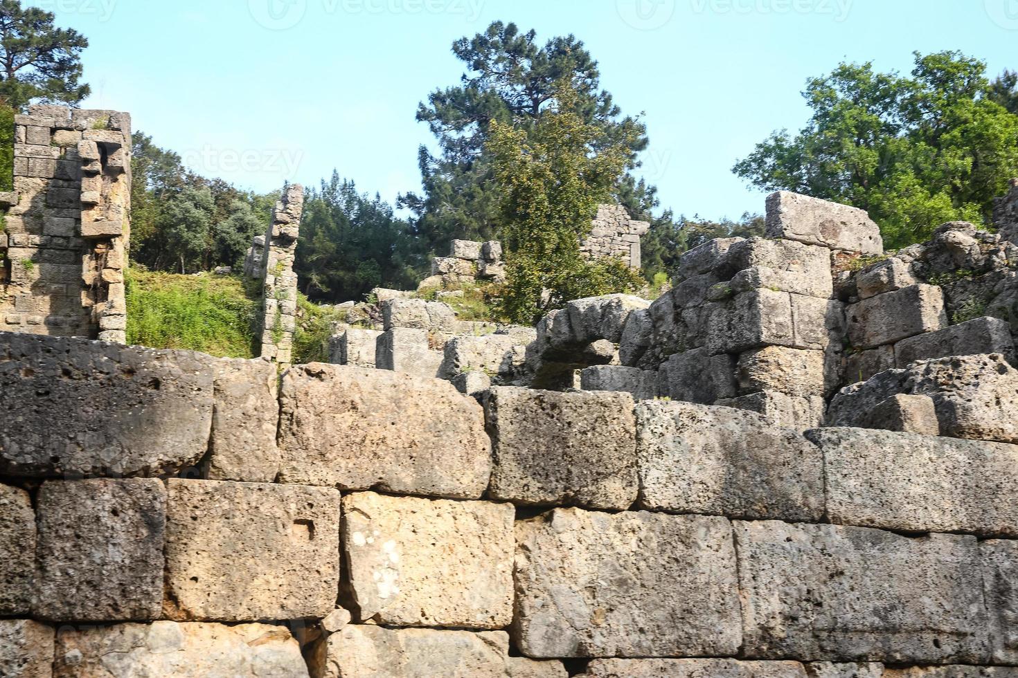 Phaselis ruins in Turkey photo