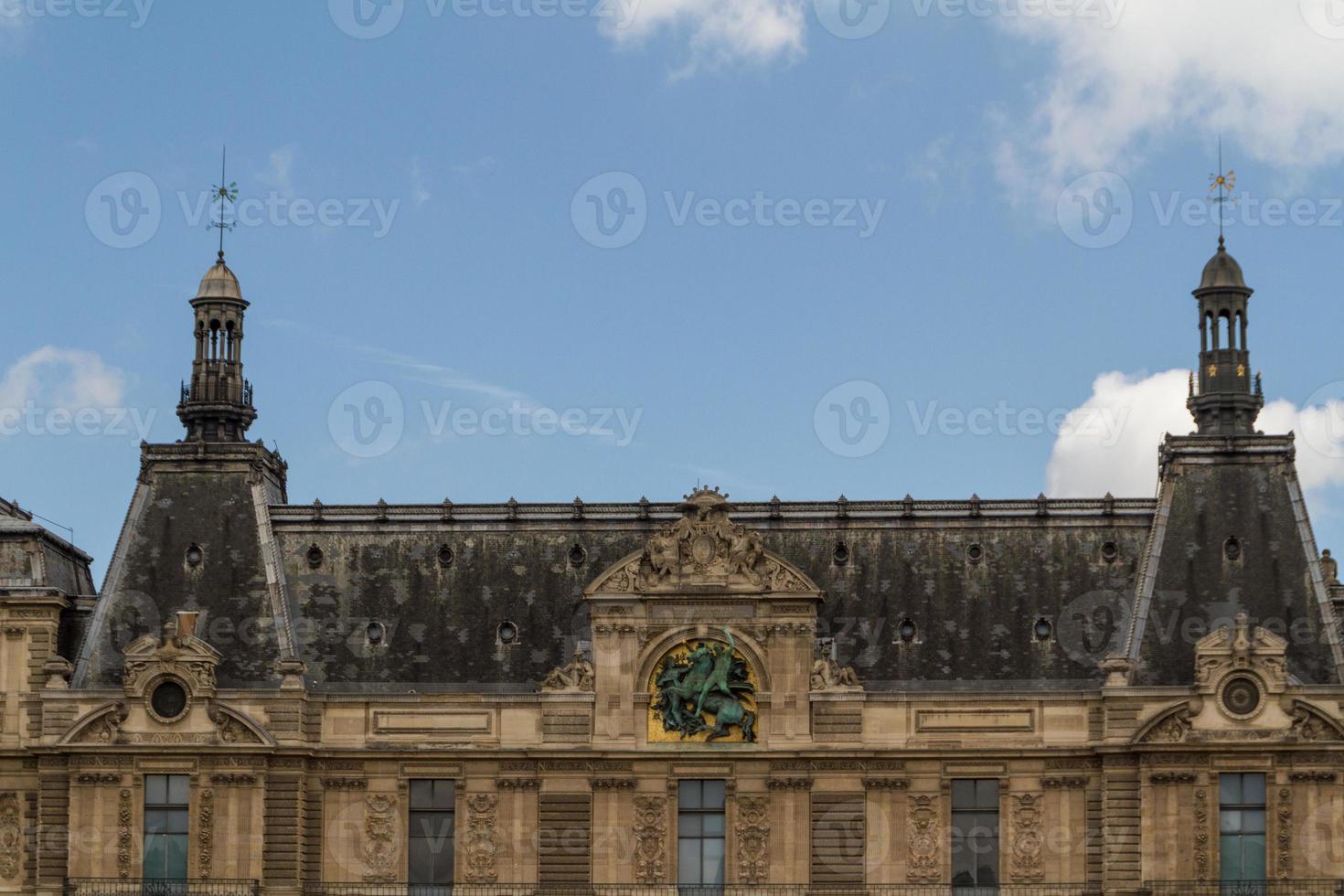 Historic building in Paris France photo